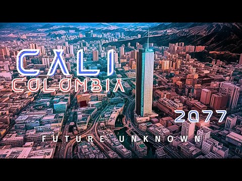 Cali reinterpretada con una estética futurista en el video Cali Cyberpunk